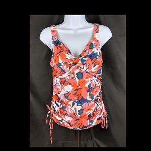 Maternal America Ruched 2-Piece Tankini